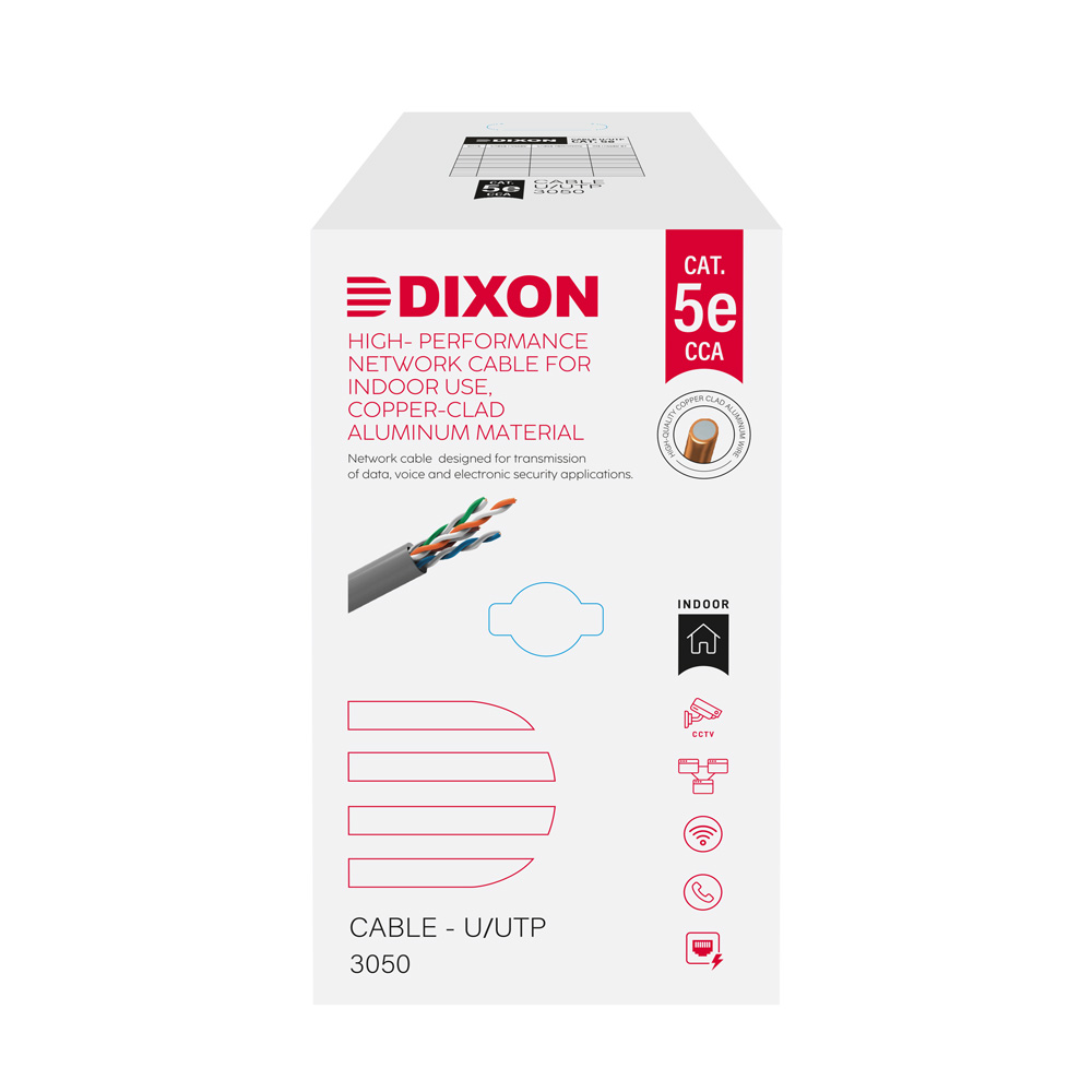 Cable U/UTP CCA Cat. 5e 4Px24 AWG - 305m - Serie 3050 - Imagen 5