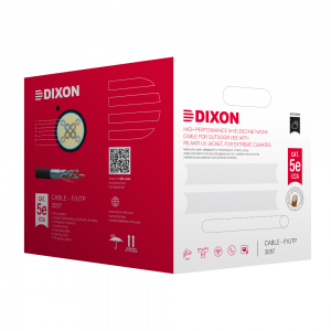 Cable F/UTP CCA Cat. 5e 4Px24 AWG - 305m - 3057 - Para Uso Exterior