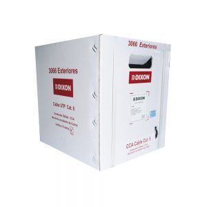 Cable U/UTP CCA Cat. 6 4Px23 AWG - 305m - 3066 - Uso Exterior