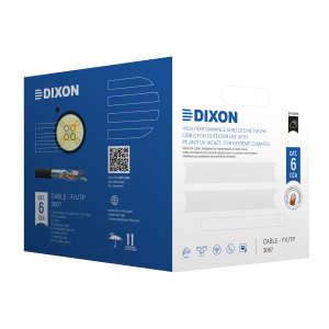 Cable F/UTP CCA Cat. 6 4Px24 AWG - 305m - 3067 - Para Uso Exterior